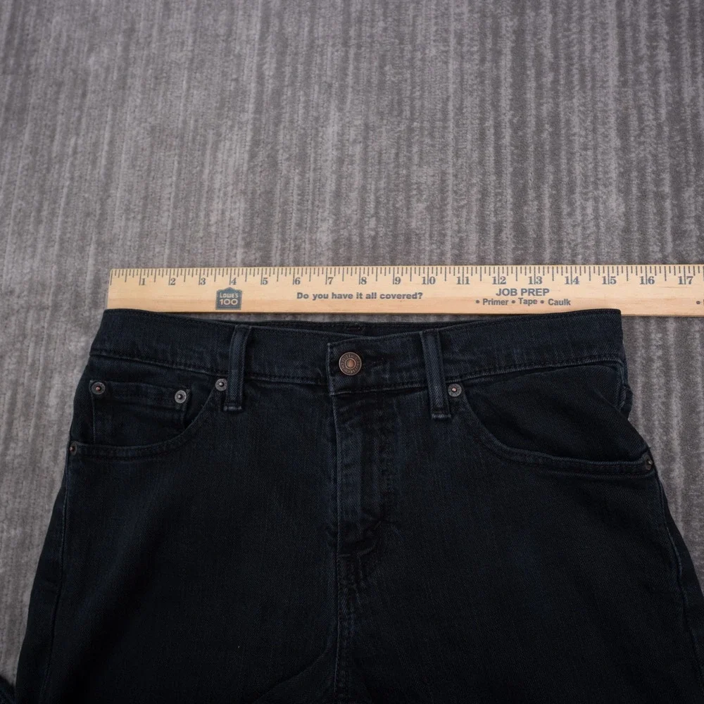 Levi's 511 Slim Fit Jeans Mens 30x30 Black Good Denim Pants 04511-4406
